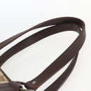 GUCCI GG Canvas Hand Bag Beige Brown 113017 Auth ep12612-8