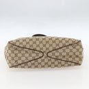 GUCCI GG Canvas Hand Bag Beige Brown 113017 Auth ep12612-9
