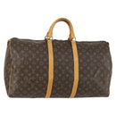 LOUIS VUITTON Monogram Keepall 55 Boston Bag M41424 LV Auth ep12613-1