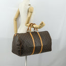 LOUIS VUITTON Monogram Keepall 55 Boston Bag M41424 LV Auth ep12613-21