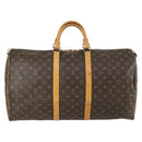 LOUIS VUITTON Monogram Keepall 55 Boston Bag M41424 LV Auth ep12613-2