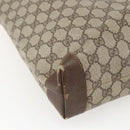 GUCCI GG Supreme Web Sherry Line Bag PVC Beige Gold 002 983 0163 Auth ep12615-13