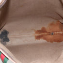 GUCCI GG Supreme Web Sherry Line Bag PVC Beige Gold 002 983 0163 Auth ep12615-16