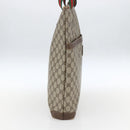 GUCCI GG Supreme Web Sherry Line Bag PVC Beige Gold 002 983 0163 Auth ep12615-4