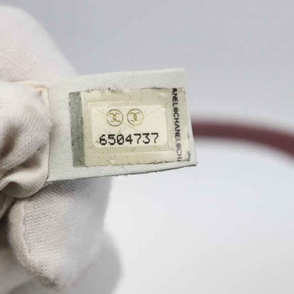 CHANEL New Travel Line Tote Bag Nylon Pink Silver CC Auth ep12616