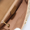 GUCCI Shoulder Bag Nylon Leather Beige Gold 007 754 0074 Auth ep12620-17
