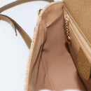 GUCCI Shoulder Bag Nylon Leather Beige Gold 007 754 0074 Auth ep12620-19