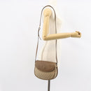 GUCCI Shoulder Bag Nylon Leather Beige Gold 007 754 0074 Auth ep12620-23