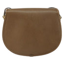 GUCCI Shoulder Bag Nylon Leather Beige Gold 007 754 0074 Auth ep12620-3