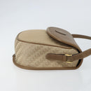 GUCCI Shoulder Bag Nylon Leather Beige Gold 007 754 0074 Auth ep12620-4