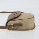GUCCI Shoulder Bag Nylon Leather Beige Gold 007 754 0074 Auth ep12620-5