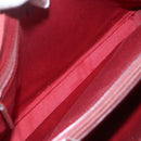 GUCCI GG Canvas Bamboo Hand Bag Red 112526 Auth ep12621-17