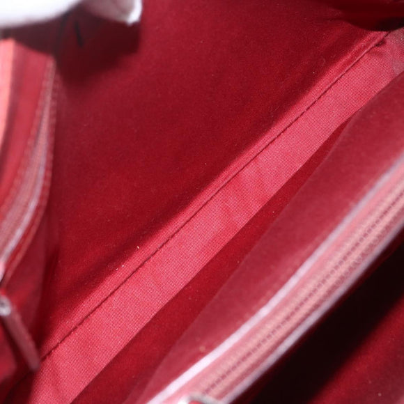 GUCCI GG Canvas Bamboo Hand Bag Red 112526 Auth ep12621