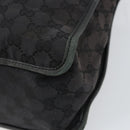 GUCCI GG Canvas Hand Bag Black Silver 000 0854 Auth ep12622-12
