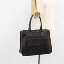 GUCCI GG Canvas Hand Bag Black Silver 000 0854 Auth ep12622-22