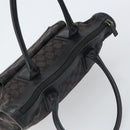 GUCCI GG Canvas Hand Bag Black Silver 000 0854 Auth ep12622-6