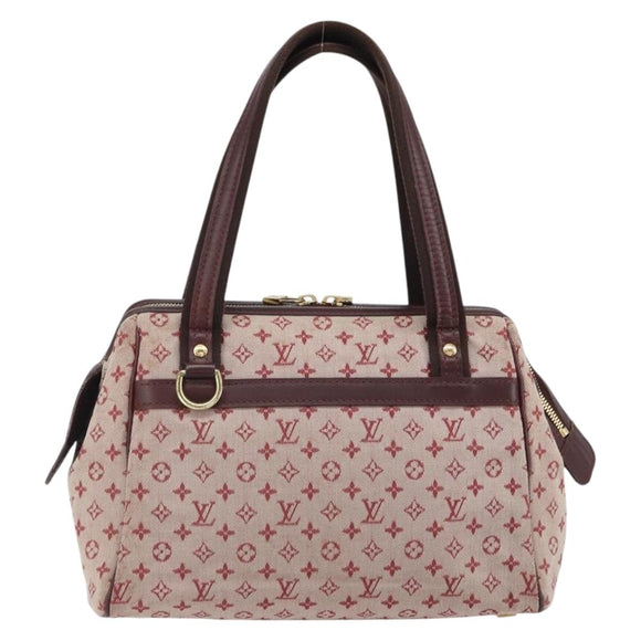 LOUIS VUITTON Monogram Mini Josephine PM Hand Bag Red M92216 LV Auth ep12624