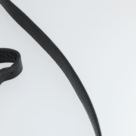 GUCCI Bamboo Hand Bag Leather 2way Black Gold 323660 Auth ep12626