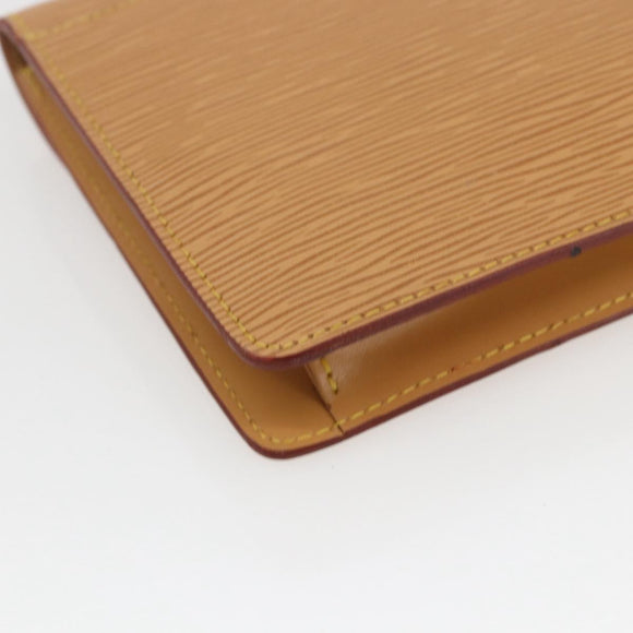 LOUIS VUITTON Epi Montaigne 23 Clutch Bag Beige LV Auth ep12627