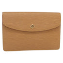 LOUIS VUITTON Epi Montaigne 23 Clutch Bag Beige LV Auth ep12627-13