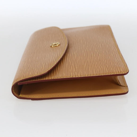 LOUIS VUITTON Epi Montaigne 23 Clutch Bag Beige LV Auth ep12627