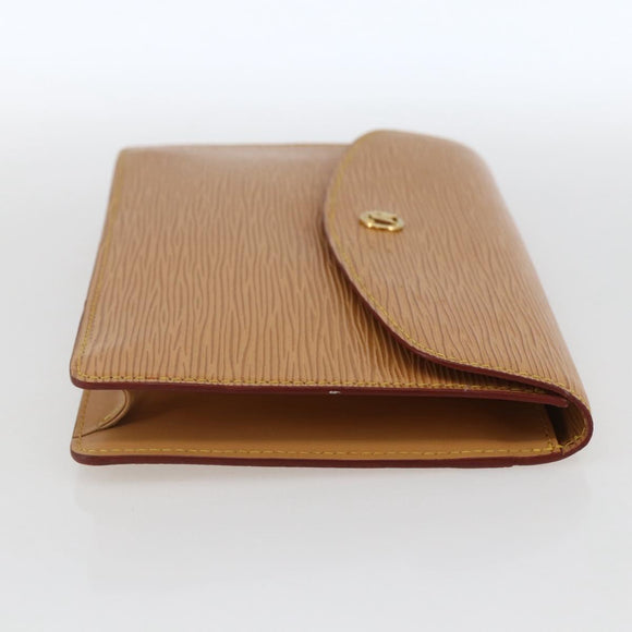 LOUIS VUITTON Epi Montaigne 23 Clutch Bag Beige LV Auth ep12627