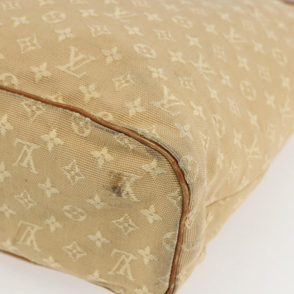 LOUIS VUITTON Monogram Mini Lucille GM Tote Bag Beige M92683 LV Auth ep12640