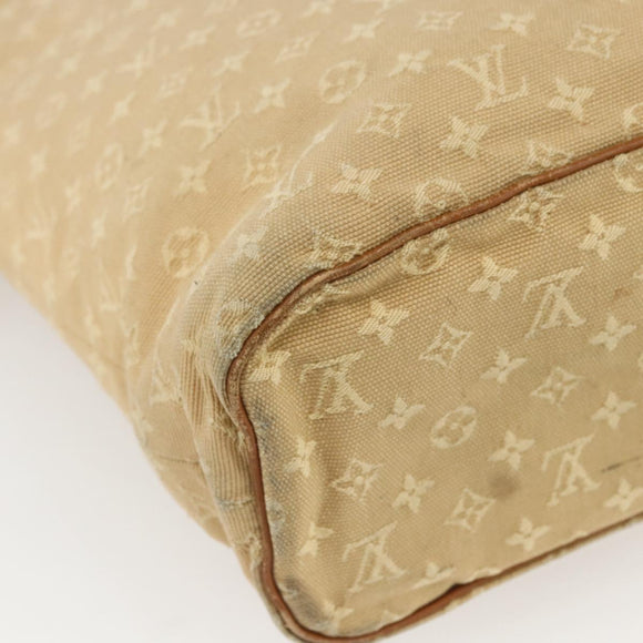 LOUIS VUITTON Monogram Mini Lucille GM Tote Bag Beige M92683 LV Auth ep12640