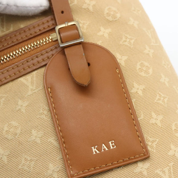 LOUIS VUITTON Monogram Mini Lucille GM Tote Bag Beige M92683 LV Auth ep12640
