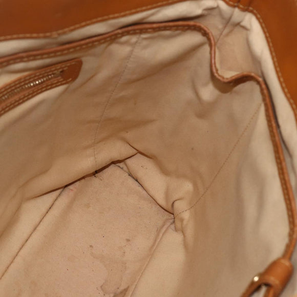 LOUIS VUITTON Monogram Mini Lucille GM Tote Bag Beige M92683 LV Auth ep12640
