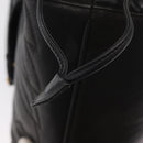 GUCCI Shoulder Bag Leather Black Gold Auth ep12642-10