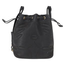 GUCCI Shoulder Bag Leather Black Gold Auth ep12642-13