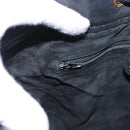 GUCCI Shoulder Bag Leather Black Gold Auth ep12642-21