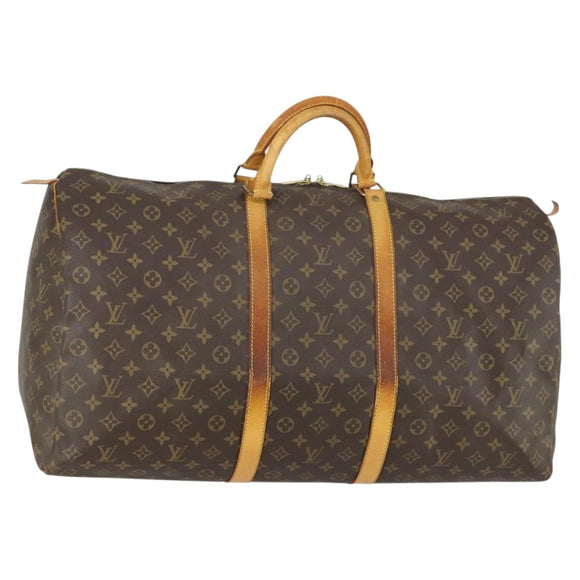 LOUIS VUITTON Monogram Keepall 60 Boston Tasche M41422 LV Auth ep12646