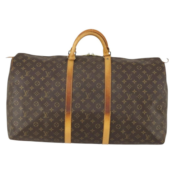 LOUIS VUITTON Monogram Keepall 60 Boston Tasche M41422 LV Auth ep12646