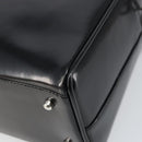 GUCCI Hand Bag Patent leather Black Silver 000 1274 0505 Auth ep12647-15