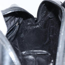 GUCCI Hand Bag Patent leather Black Silver 000 1274 0505 Auth ep12647-19