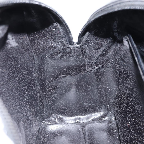 GUCCI Hand Bag Patent leather Black Silver 000 1274 0505 Auth ep12647