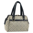 LOUIS VUITTON Monogram Mini Josephine PM Hand Bag Blue M92049 LV Auth ep12648-1
