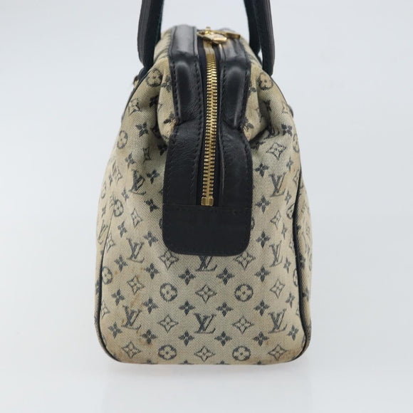 LOUIS VUITTON Monogram Mini Josephine PM Hand Bag Blue M92049 LV Auth ep12648