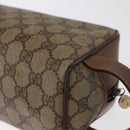 GUCCI GG Supreme Clutch Bag PVC Beige Gold 014 122 6087 Auth ep12649-11