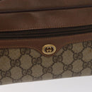 GUCCI GG Supreme Clutch Bag PVC Beige Gold 014 122 6087 Auth ep12649-15