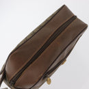 GUCCI GG Supreme Clutch Bag PVC Beige Gold 014 122 6087 Auth ep12649-6