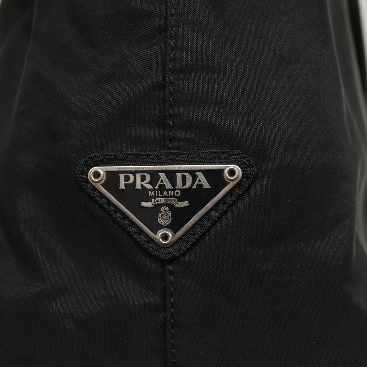 PRADA Hand Bag Nylon Black Auth ep1265