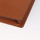 LOUIS VUITTON Epi Porte Documents Bandouliere Brown M54468 Auth ep12652-15