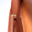 LOUIS VUITTON Epi Porte Documents Bandouliere Brown M54468 Auth ep12652-22