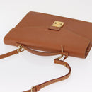 LOUIS VUITTON Epi Porte Documents Bandouliere Brown M54468 Auth ep12652-6