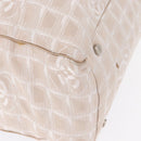 CHANEL New Travel Line Tote Bag Nylon Pink gold CC Auth ep12654-10
