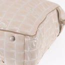 CHANEL New Travel Line Tote Bag Nylon Pink gold CC Auth ep12654-16