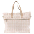 CHANEL New Travel Line Tote Bag Nylon Pink gold CC Auth ep12654-13